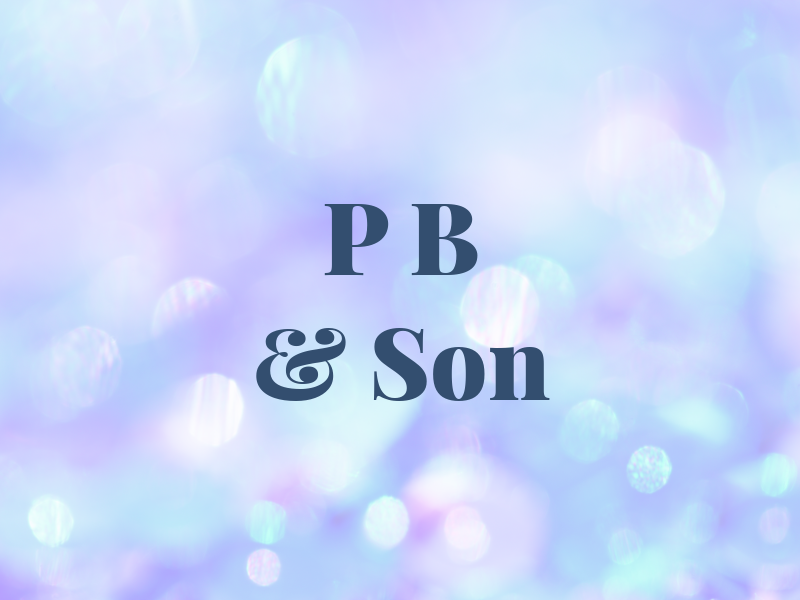 P B & Son