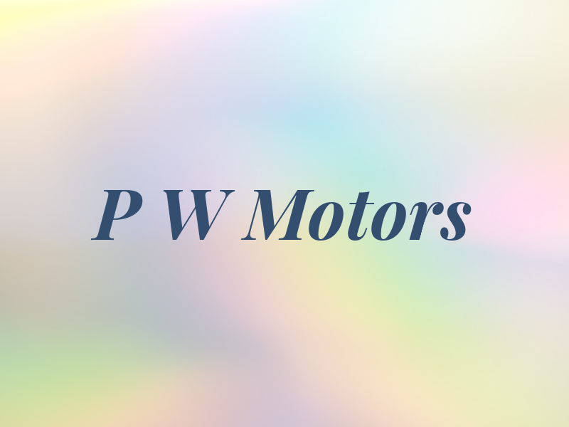 P W Motors
