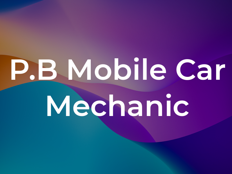 P.B Mobile Car Mechanic