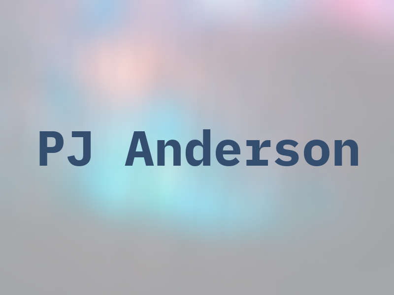 PJ Anderson