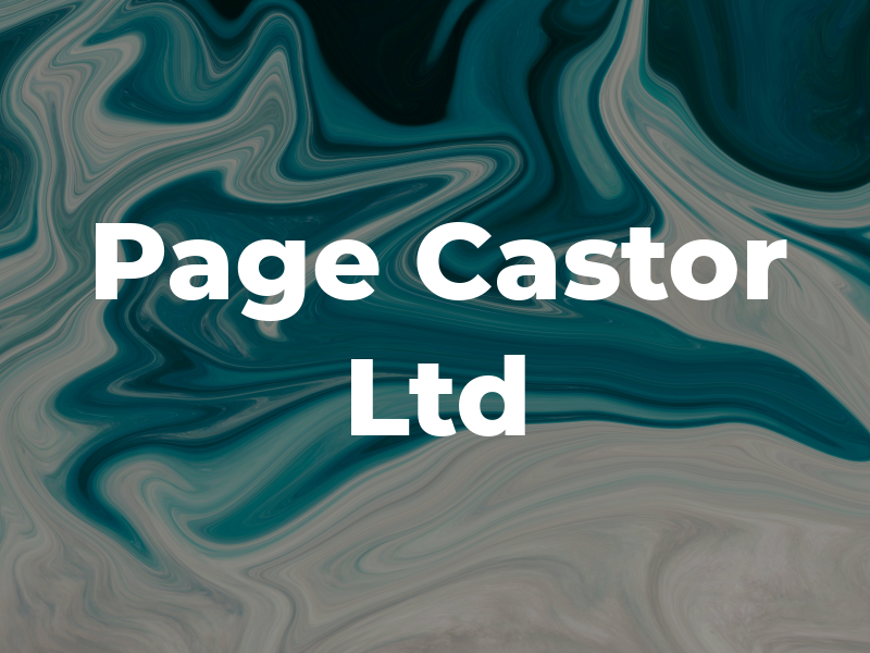 Page Castor Ltd