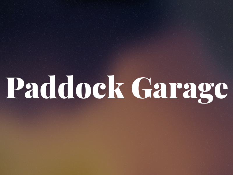 Paddock Garage