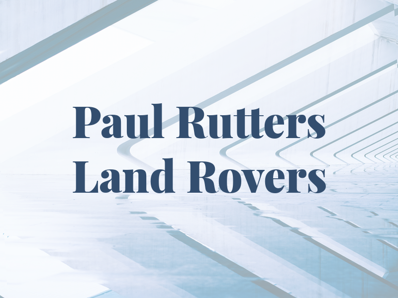 Paul Rutters Land Rovers