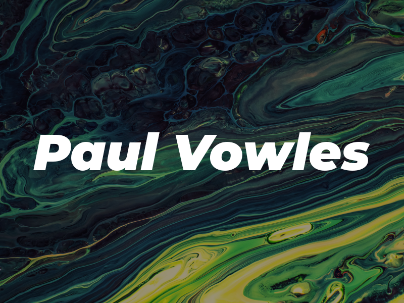 Paul Vowles