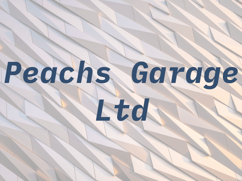 Peachs Garage Ltd