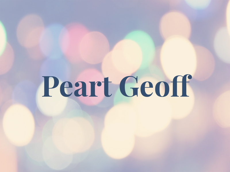 Peart Geoff