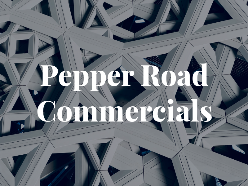 Pepper Road Commercials