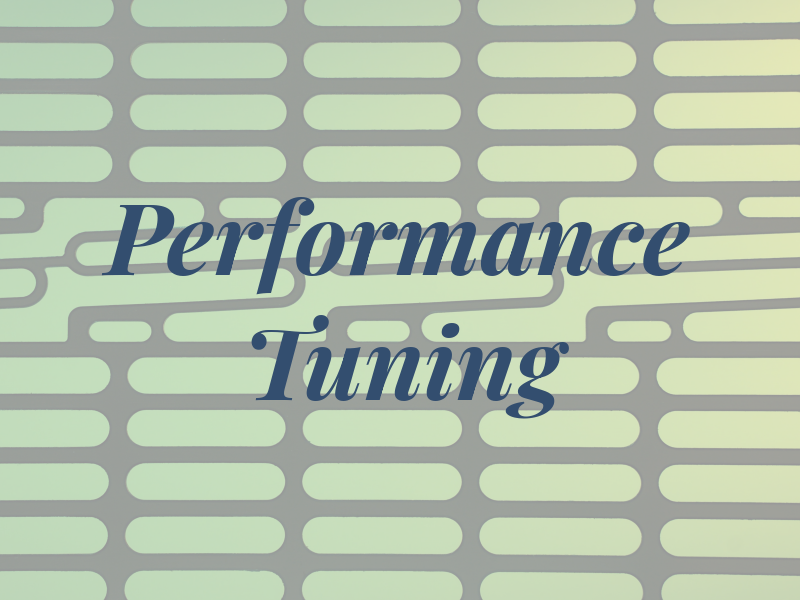 Performance Tuning