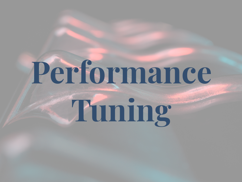 Performance Tuning