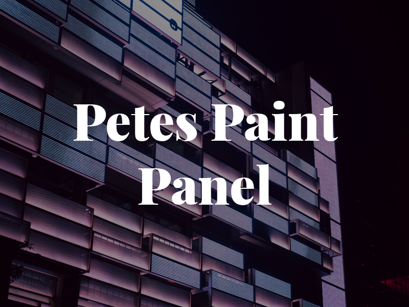 Petes Paint & Panel