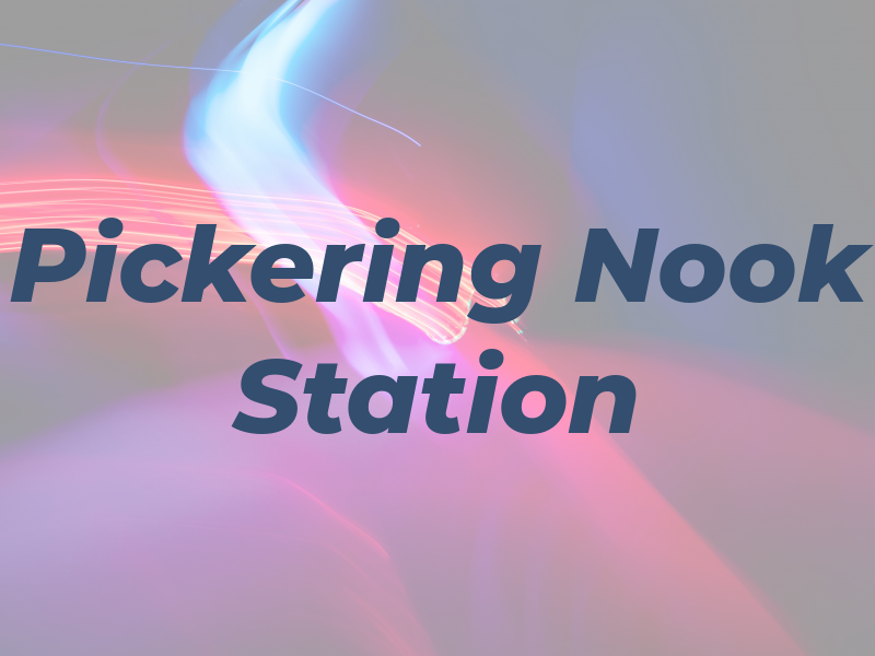Pickering Nook MOT Station