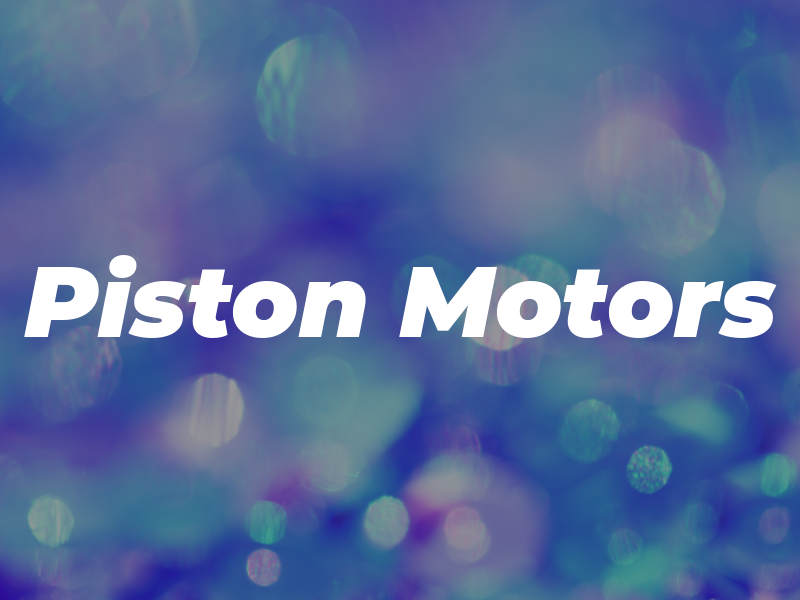 Piston Motors