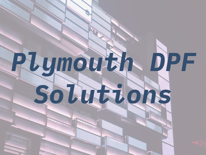 Plymouth DPF Solutions