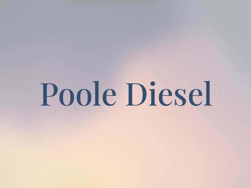 Poole Diesel