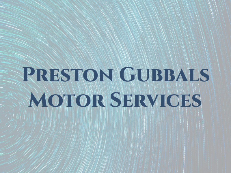 Preston Gubbals Motor Services