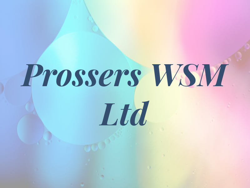 Prossers WSM Ltd