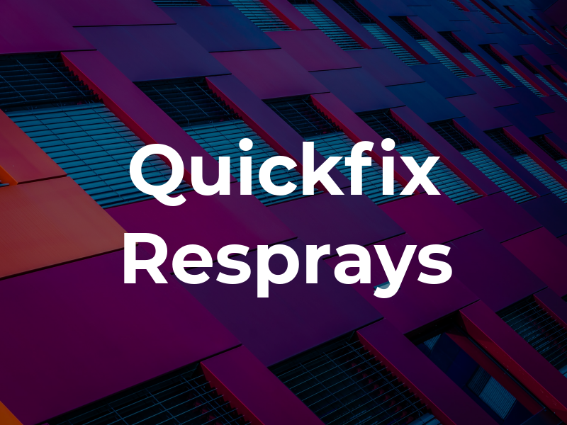 Quickfix Resprays