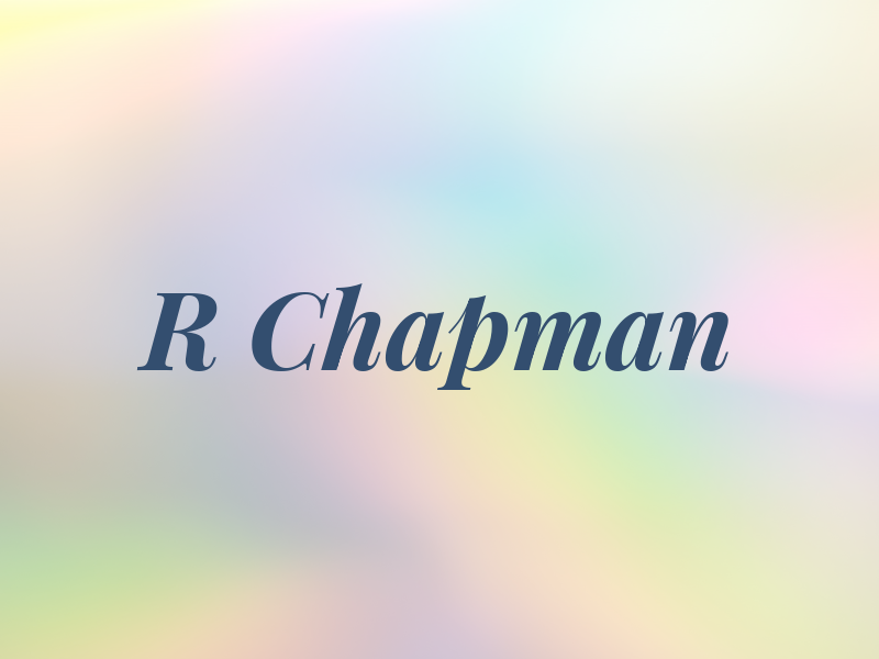 R Chapman