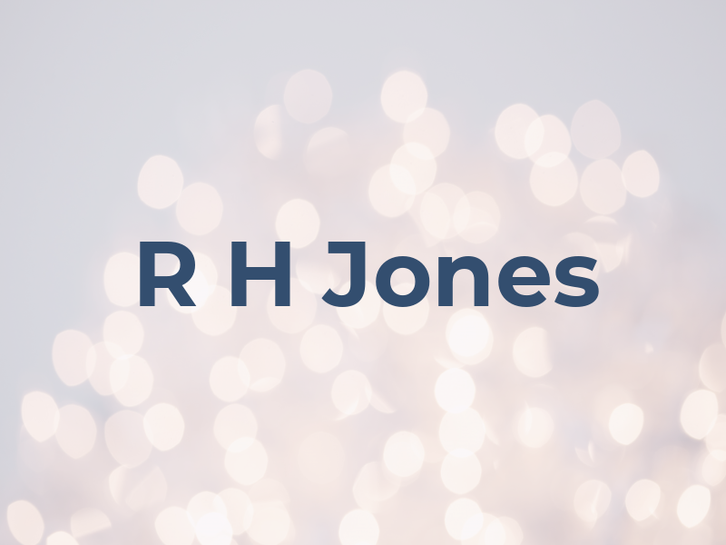 R H Jones