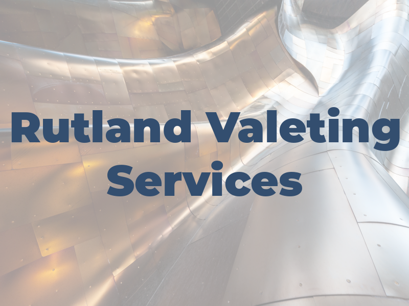 Rutland Valeting Services