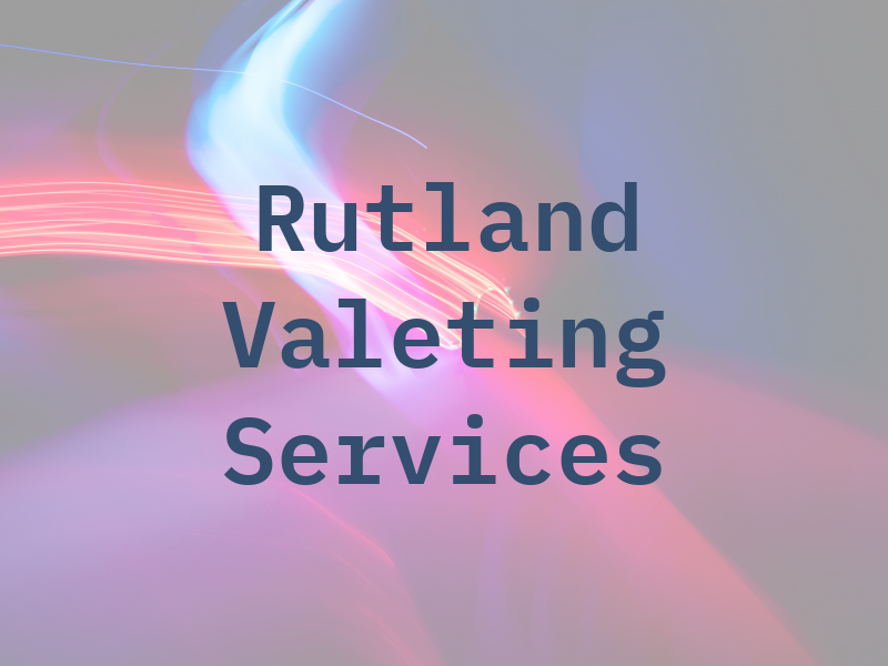 Rutland Valeting Services