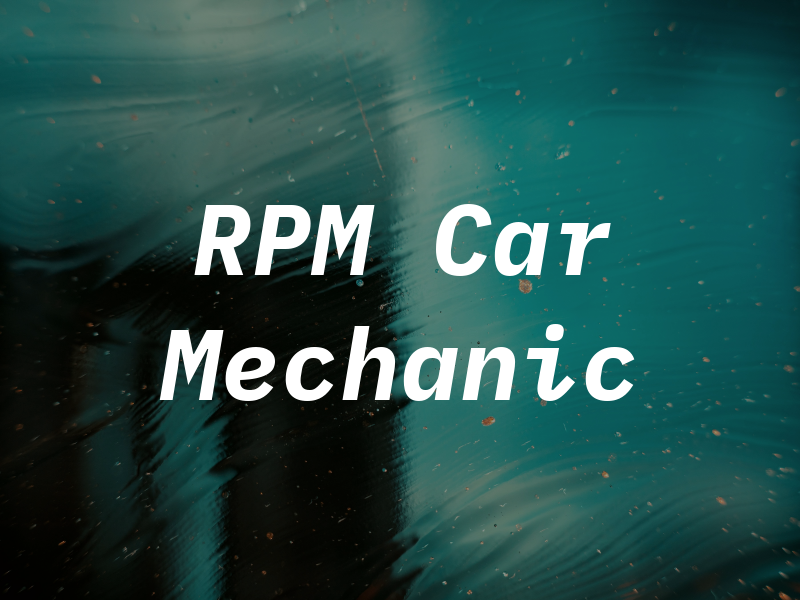 RPM Car Mechanic