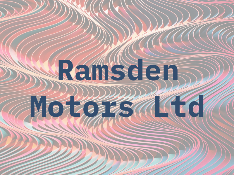 Ramsden Motors Ltd