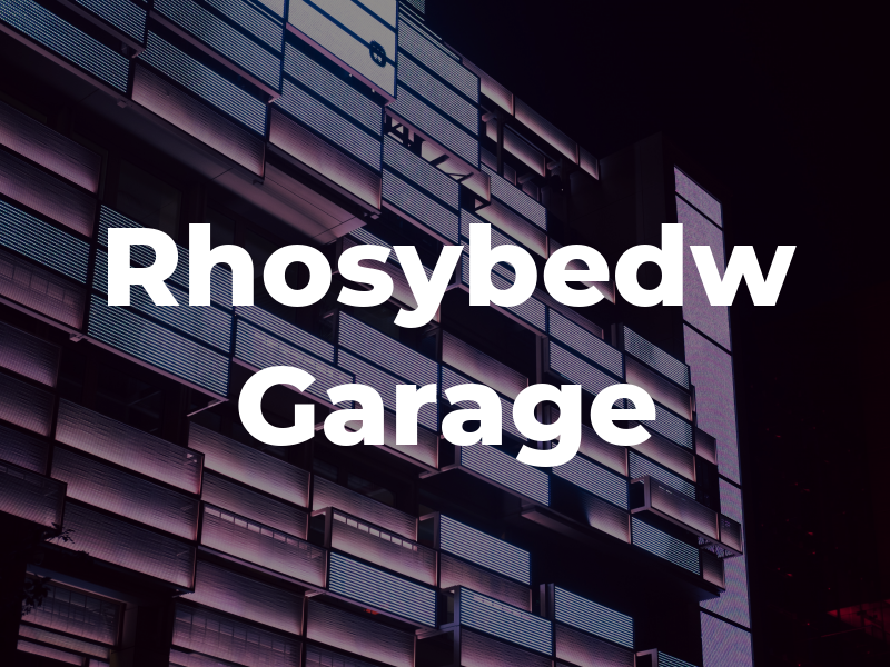 Rhosybedw Garage