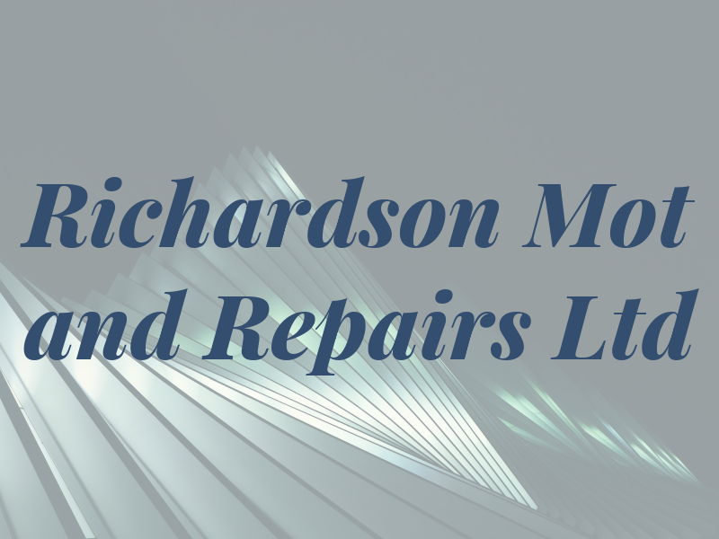 Richardson Mot and Repairs Ltd