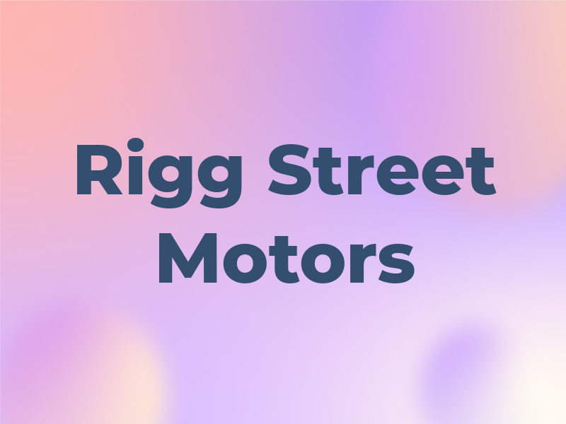 Rigg Street Motors