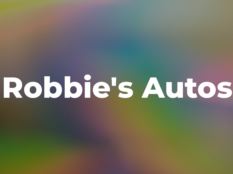 Robbie's Autos
