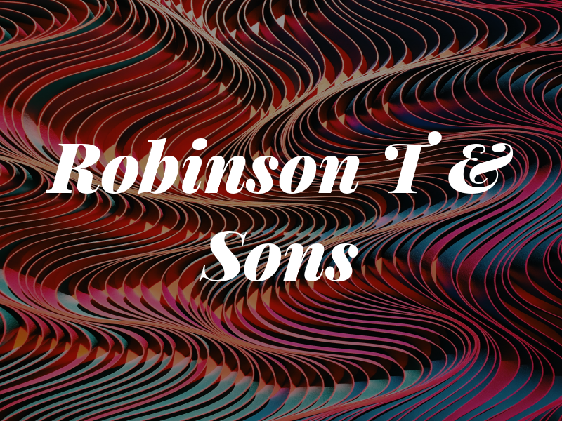 Robinson T & Sons