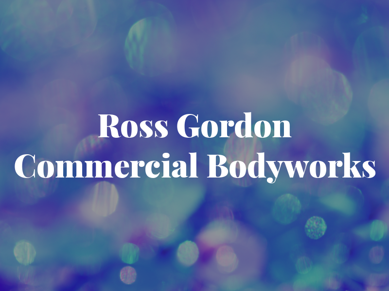 Ross Gordon Commercial Bodyworks