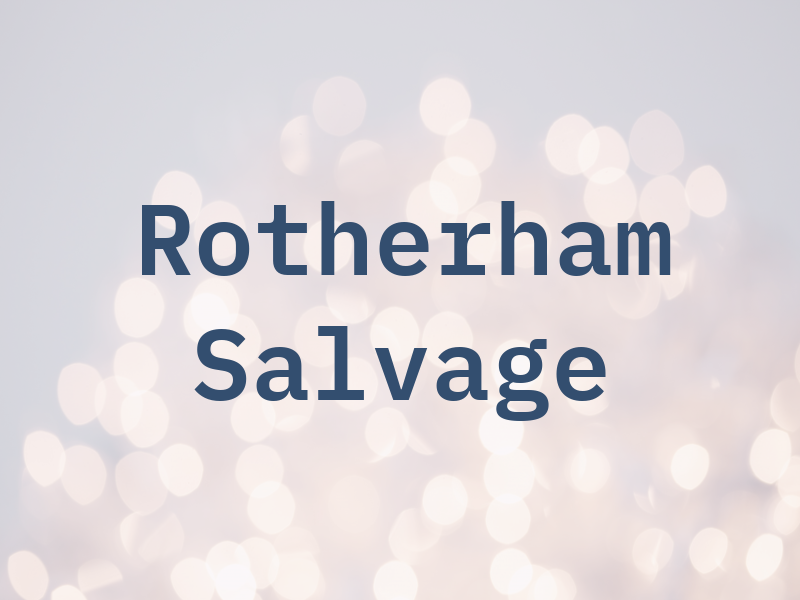 Rotherham Salvage