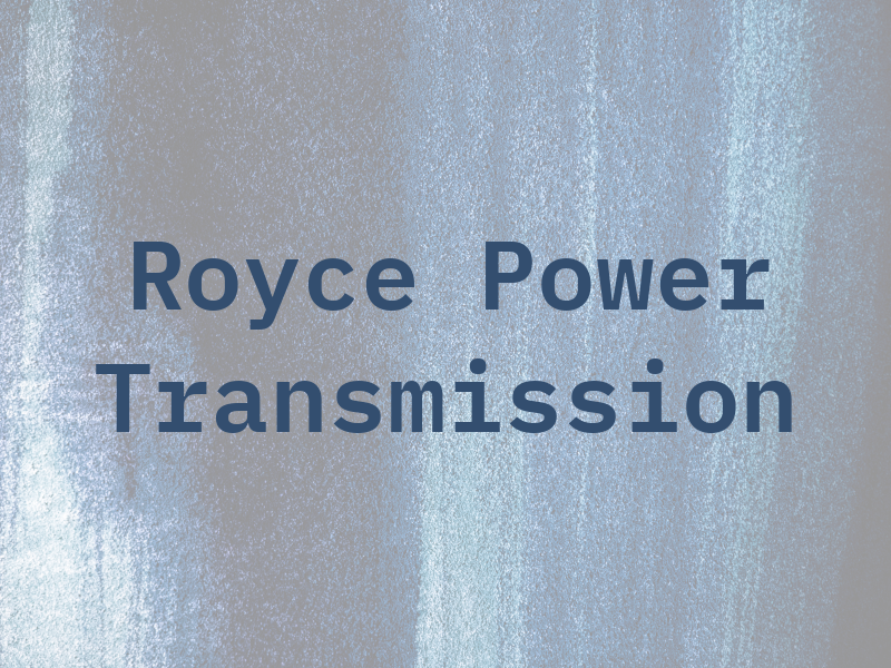 Royce Power Transmission Ltd