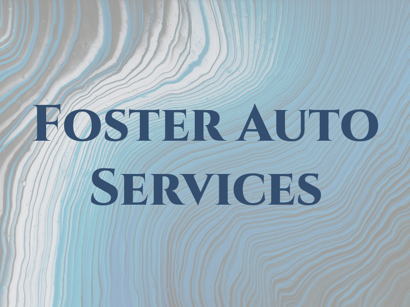 S A Foster Auto Services Ltd