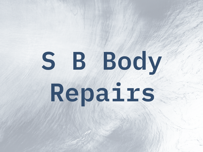 S B Body Repairs