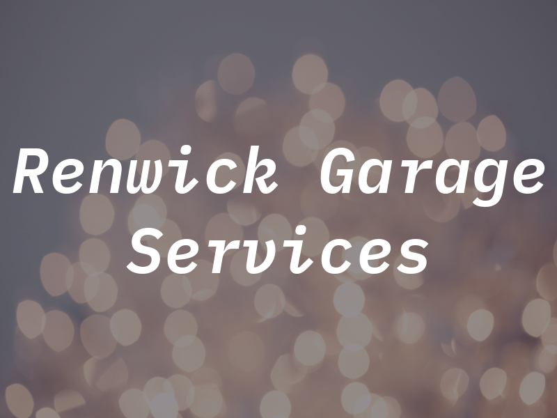 S P Renwick Garage Services
