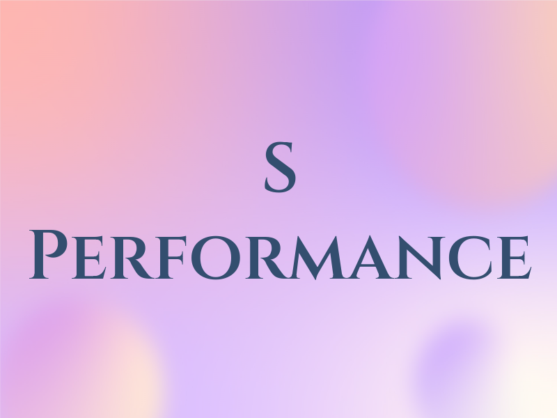 S Performance