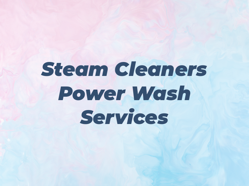 Steam Cleaners Ltd Jet & Power Wash Services