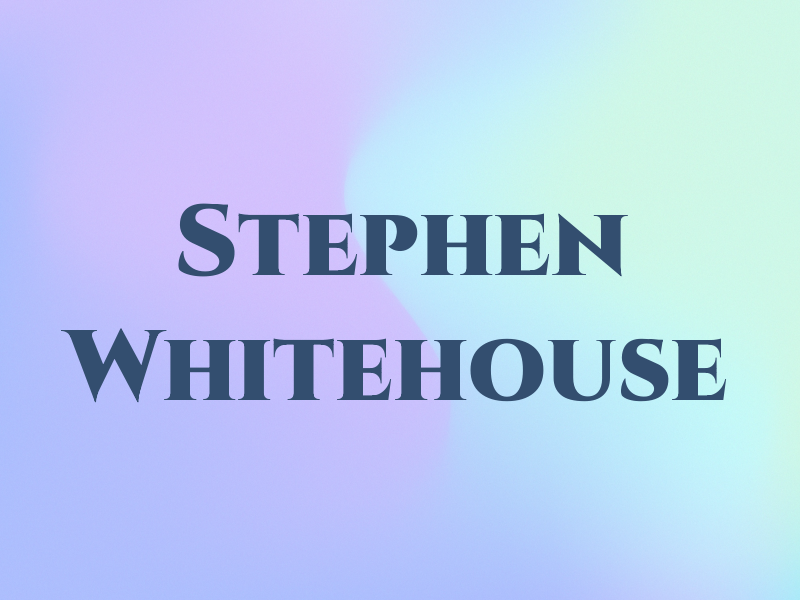 Stephen Whitehouse