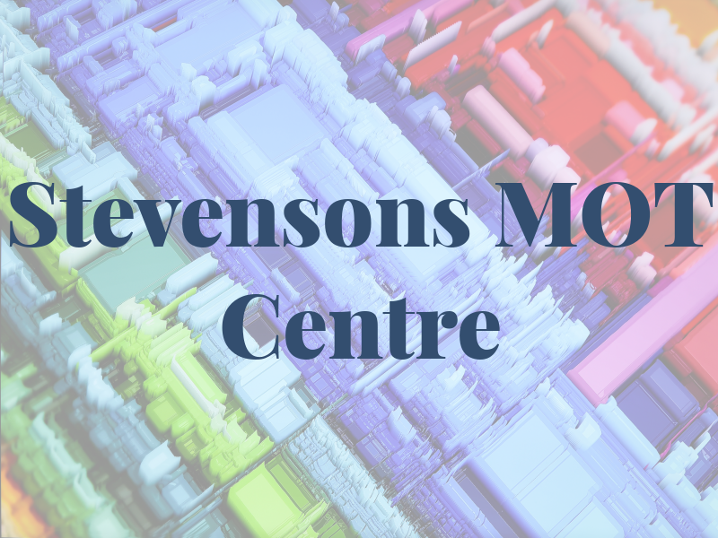 Stevensons MOT Centre