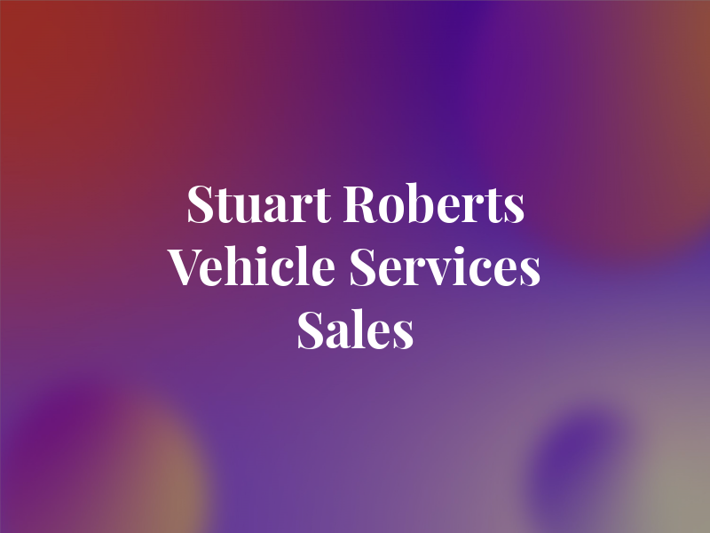 Stuart Roberts Vehicle Services and Sales