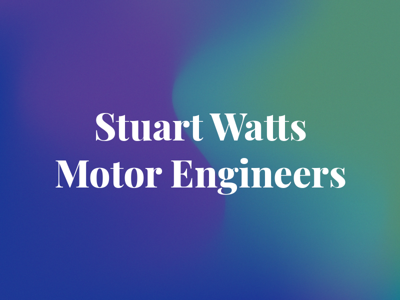 Stuart Watts Motor Engineers