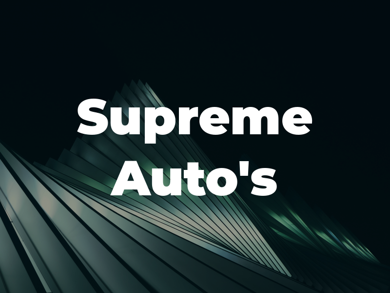 Supreme Auto's