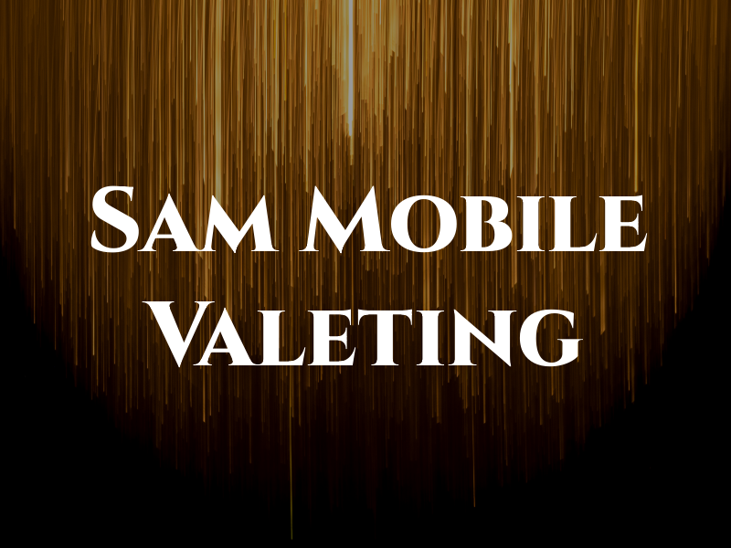 Sam Mobile Valeting