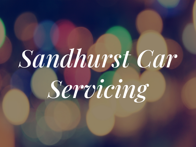 Sandhurst Car Servicing