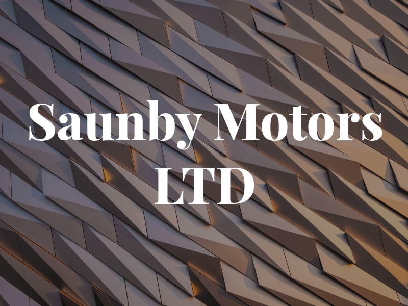Saunby Motors LTD