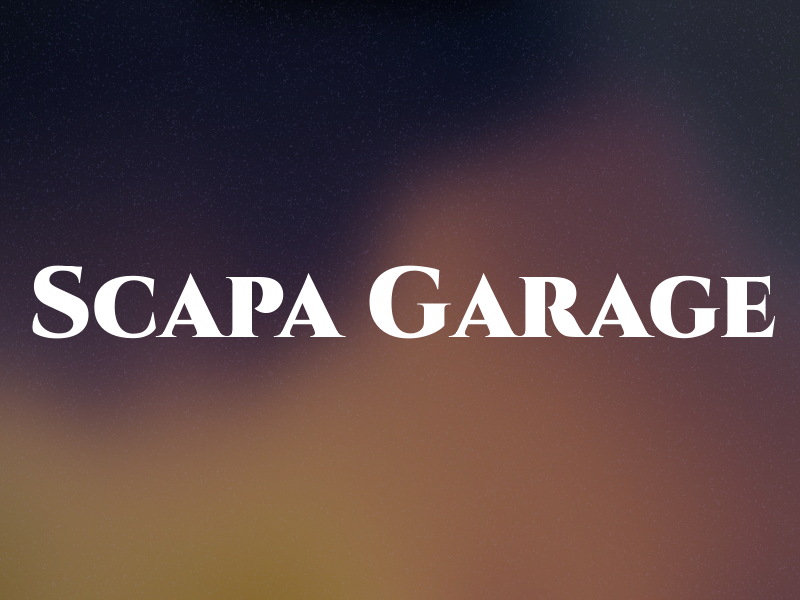 Scapa Garage