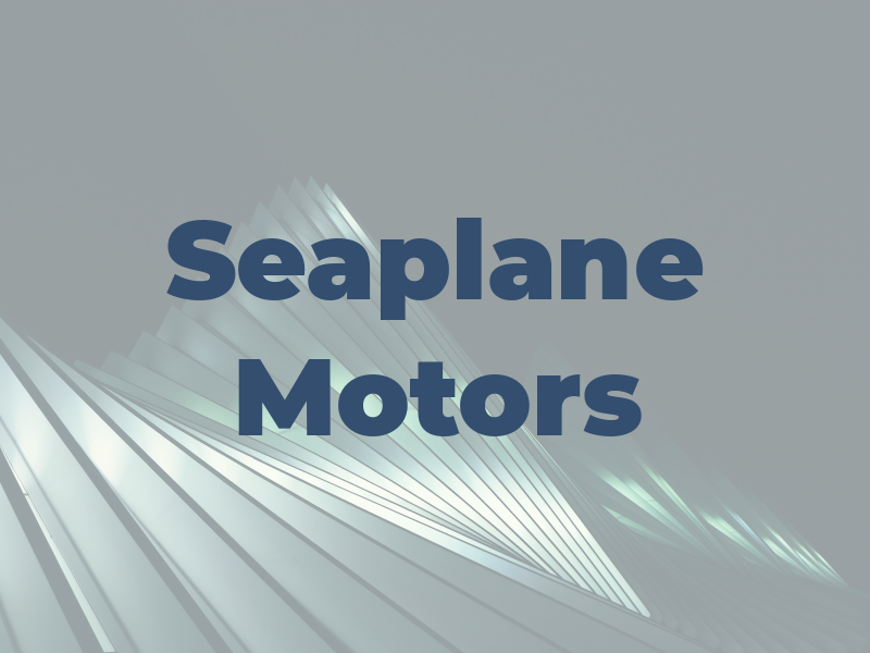 Seaplane Motors